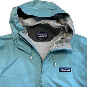 Patagonia Torrentshell H2No Women's Teal Hooded Shell Rain Jacket S